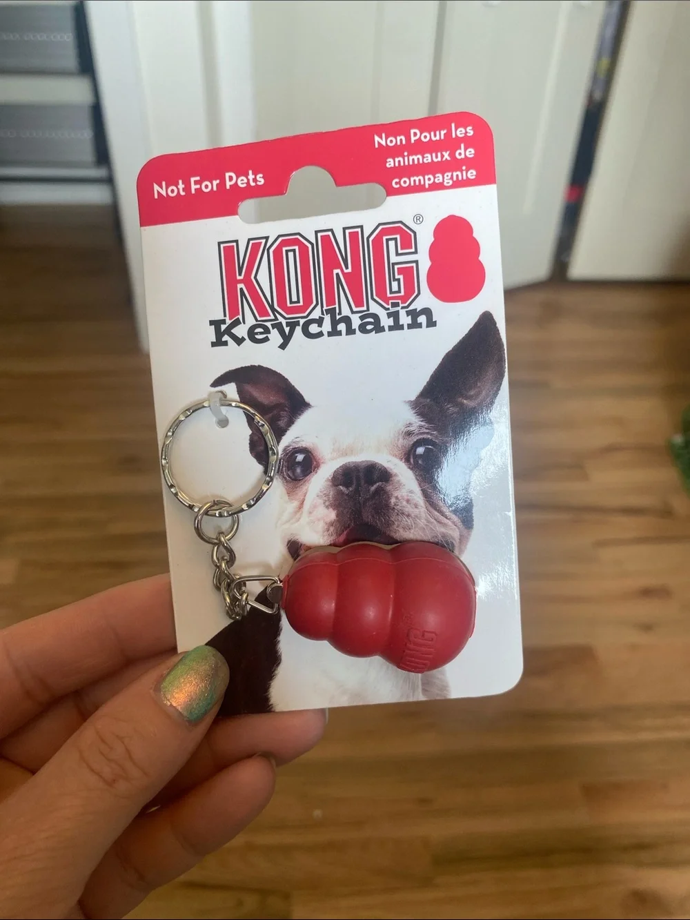 Kong Red Keychain — Miniature Kong Toy Accessory